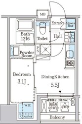 パークアクシス神保町の物件間取画像